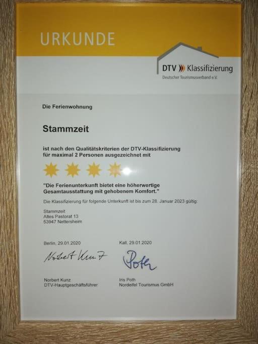 4 Sterne Ferienwohnung Stammzeit Nettersheim Екстериор снимка